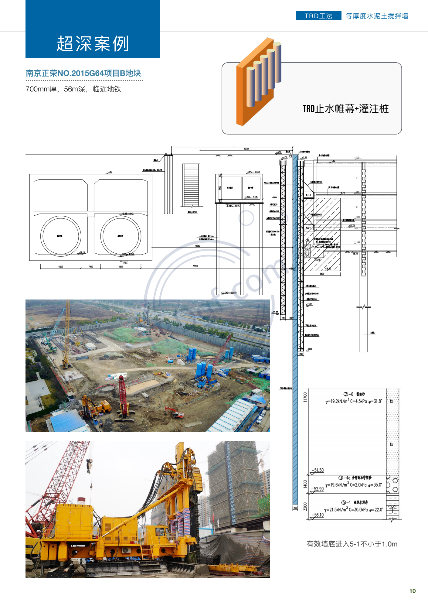 德泓建設 TRD工法，橋隧工程、深基坑圍護、土壤治理、水利防滲